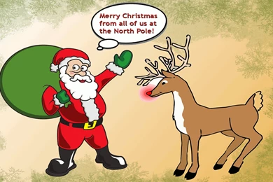 Santa rudolph northpole widescreen.gif