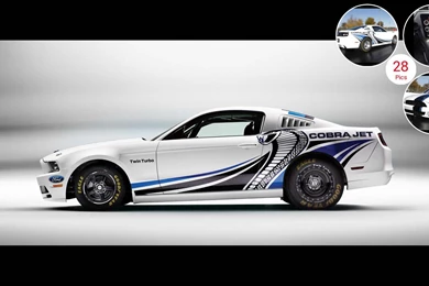 2012 Ford Mustang Cobra Jet Twin Turbo Concept   Side