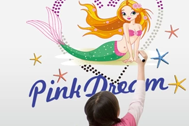 Compare Prices On Mermaid 3d Kids Wallpaper  Online Shopping/Buy ...