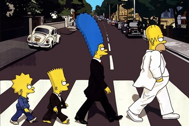 Simpsons Abbey Road Wallpapers Free Simpsons Abbey Road ...