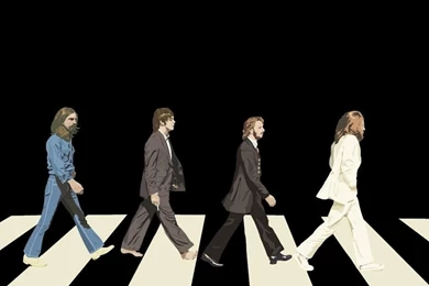 The Beatles Abbey Road Black And White HD Wallpapers » Pektus ...