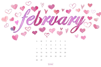 February 2016 Calendar + Tech Pretties