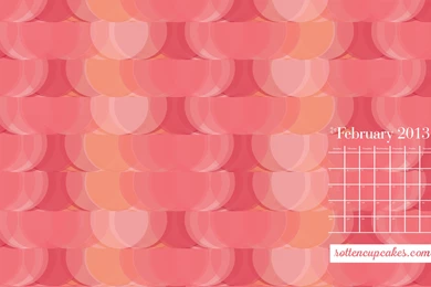February 2013 Calendar, Desktop & iPhone Wallpapers   Rottencupcakes