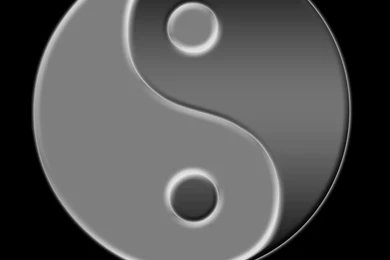 Public Domain Image   Free Picture Of Yin Yang On Black Backgrounds