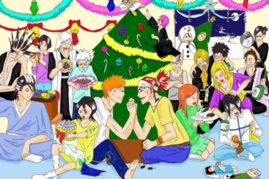 Bleach Christmas Party By Angua of uberwald On DeviantArt
