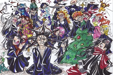 Bleach Christmas Party By TheInkgirl On DeviantArt