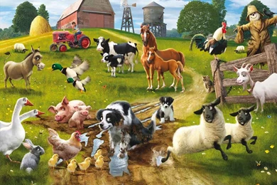 Farm Animals Stickers