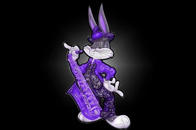 BUGS BUNNY SAXO WALLPAPER   (