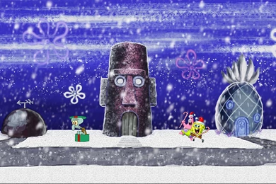 Spongebob Squarepants Winter Desktop Backgrounds   Spongebob ...