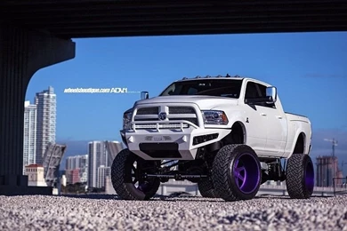 DODGE RAM 2500 White Cars Pickup Truck Adv1 Wheels Free Desktop ...