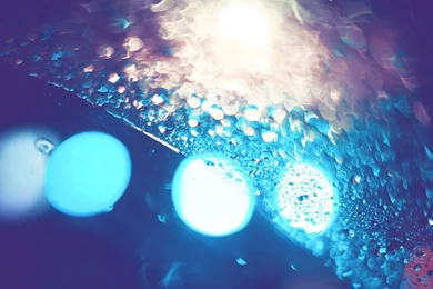 Download Wallpapers 2560x1440 Drops, Macro, Lights, Decorations ...