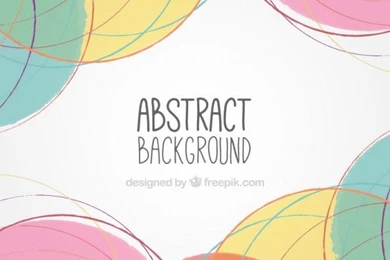 Hand Painted Abstract Backgrounds Vector