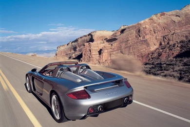 2004 Porsche Carrera GT   Rear Angle   Speed   1024x768 Wallpapers