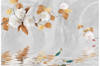 High Quality White Roses Wallpapers Promotion Shop For High Quality ...