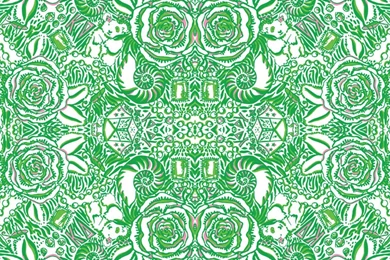 Lilly Pulitzer Sorority Kappa Delta Fabric   Stiles2010   Spoonflower