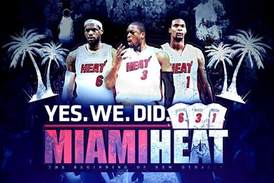 Yes We Did Miami Heat Wallpapers