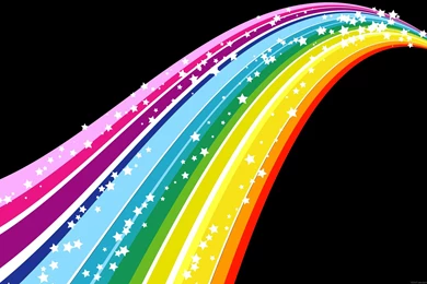 Retro Rainbow, Colorful, Stars, 1920x1200 HD Wallpapers And FREE ...
