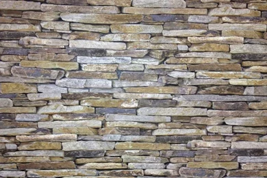 Absolutely Stunning Realistic Dry Stone Wall Brick Effect Feature ...