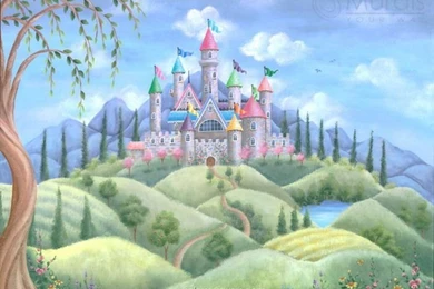 Castle Dreams Wall Mural   Wallpapers Mural Ideas   13169