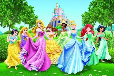 Disney Princesses And Castle Wallpapers