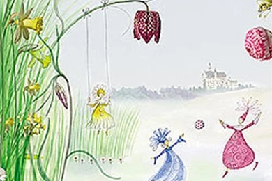 Princess Flower Neuschwanstein Castle Wallpapers Mural ...