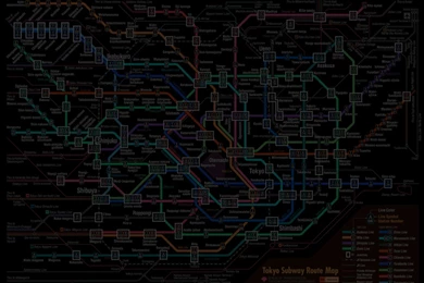 A Simple Map Of The Tokyo Metro : WTF