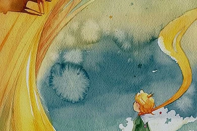 The Little Prince Gets Swept Up By The Fox's Cleverness.