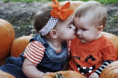 Cute Baby Couple Photo