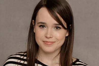 Ellen Page In A Leather Jacket Wallpapers