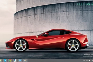 Ferrari F12 Berlinetta Theme For Windows 7 And 8
