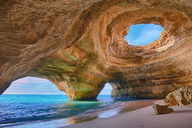 Algarve Caves Portugal Wallpapers Beach Wallpapers 28637 441026 ...