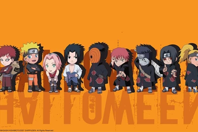 Sasori Gaara Uzumaki Naruto Tobi Orange Backgrounds Wallpapers ...
