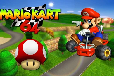 1920x1080px Mario Kart 64