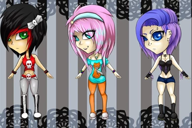 Emo Scene Goth Adopts By Plushieemokid On DeviantArt