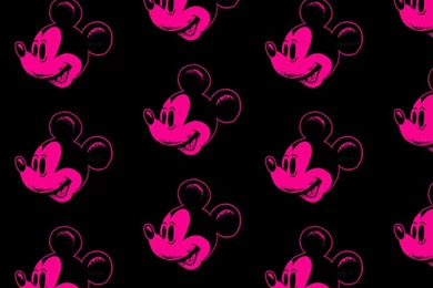 Pink Mickey Mouse Heads iPhone Wallpapers   Cartoon Wallpapers