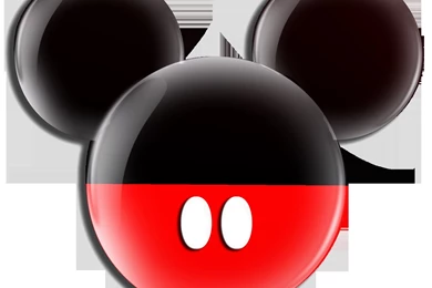 Mickey Mouse Head Outline iPad Wallpapers