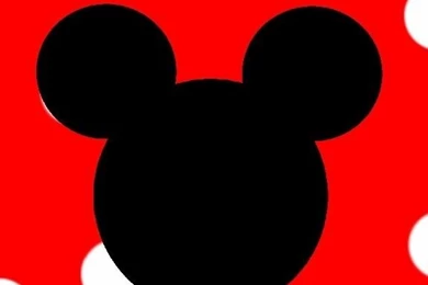 Mickey Mouse Silhouette Art Poster