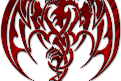Red Tribal Dragon Wallpapers   WallpaperFav.com