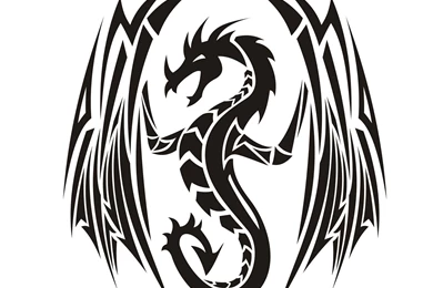 Free Designs   Wide Eings Of Tribal Dragon Tattoo Wallpapers ...