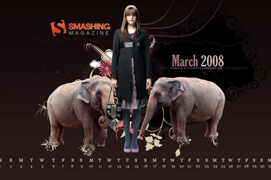 Desktop Wallpapers Calender: March 2008 – Smashing Magazine