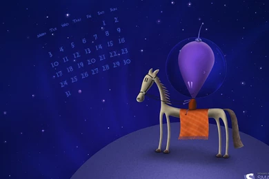 August, Calendar, Wallpaper, Desktop, Horse, Cool, Rider, Smash ...