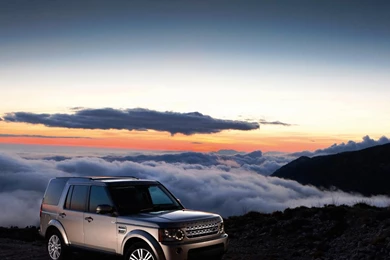 Download Wallpapers Land Rover Discovery 4 Above Clouds (1920 X ...