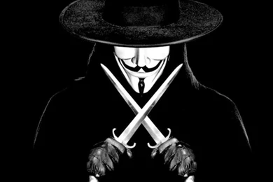 V For Vendetta Man With Knifes iPhone 6 Wallpapers Download ...