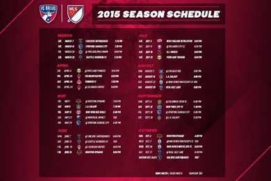 2015 FC Dallas Schedule Wallpapers
