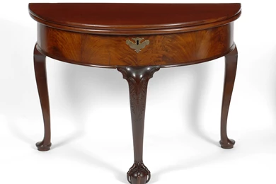 Chippendale Games Table, Newport, RI   Clocks 11009 : Gary ...