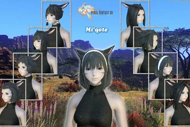Games: FFXIV Miqote Hairstyle Wallpaper, Desktop Wallpapers Nr ...