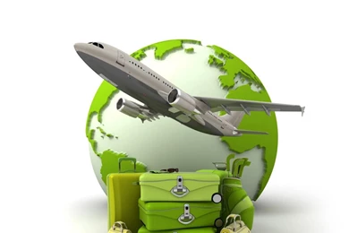 Wallpaper: Plane, Travel, Globe, Earth, Computer Mouse, Luggage ...