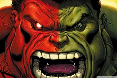 Red Hulk Vs Green Hulk HD Desktop Wallpapers : High Definition ...