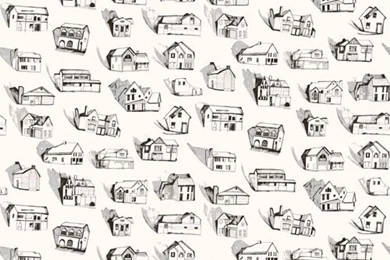 Houses Wallpapers   Black, Grey And Cream