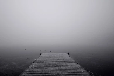 Grayscale Greyscale Monochrome Piers Wallpapers (